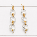 Pendientes triple cristal