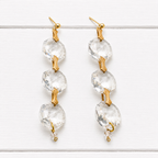 Pendientes triple cristal