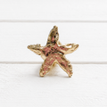 Anillo estrella dorada elástico