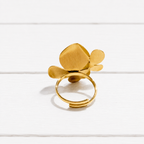 Anillo doble flor