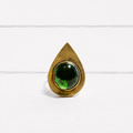 Anillo gota bronce verde