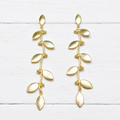 Pendientes rama hojas XL