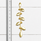 Pendientes rama hojas XL