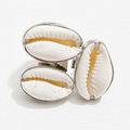 Anillo triple mar plateado