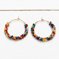 Pendientes aro mix colorines