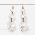 Pendientes cristal cascada