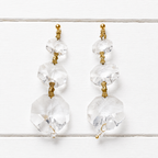 Pendientes cristal cascada