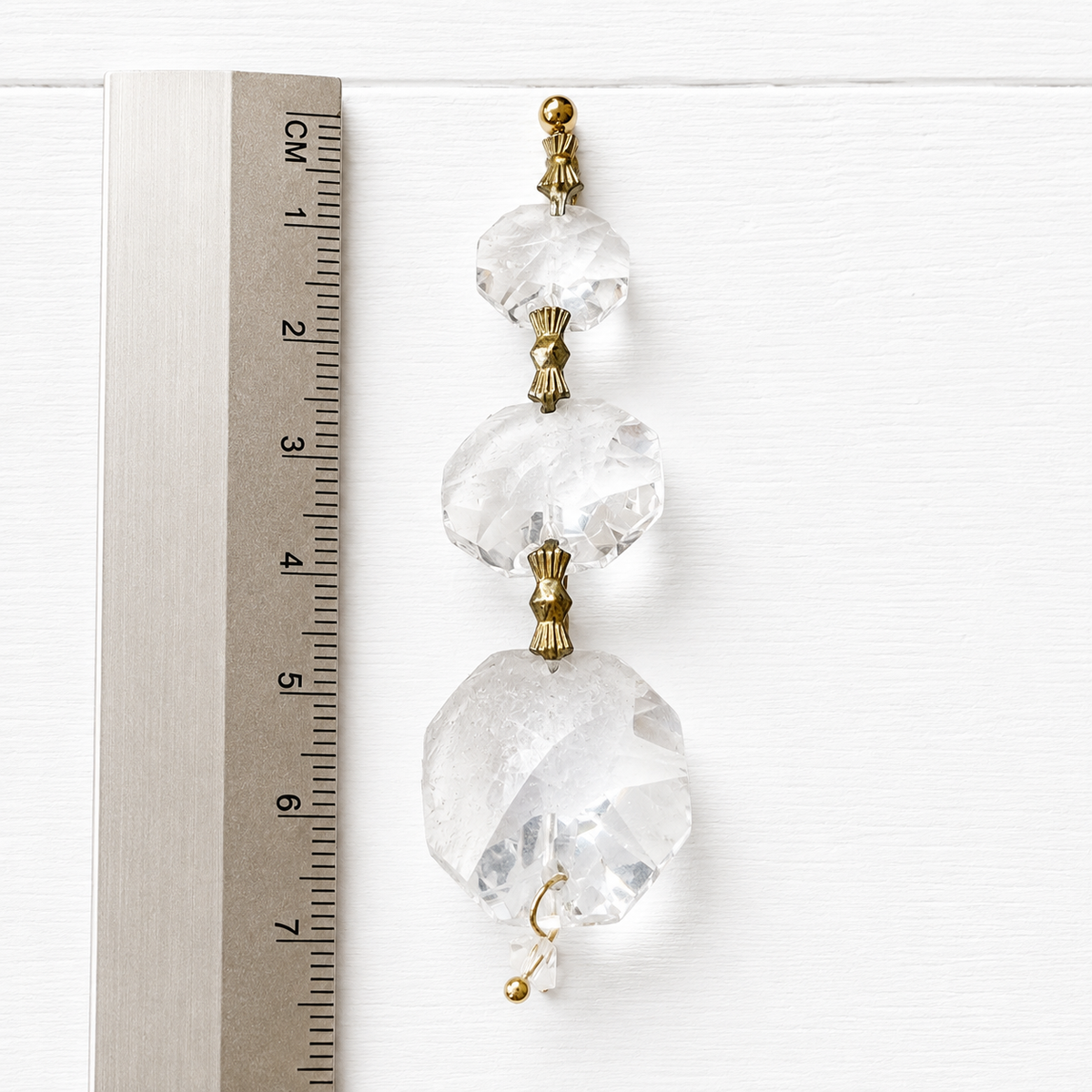 Pendientes cristal cascada