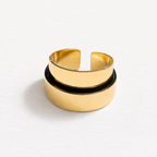 Anillo doble relieve
