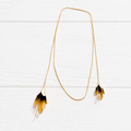 Collar abierto flores