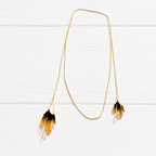 Collar abierto flores