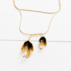 Collar abierto flores