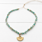 Gargantilla tribal chip agua
