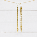 Pendientes hojitas extra largos