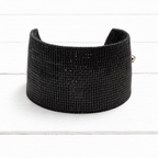Pulsera miyuki negra 3cm