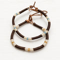 Pulsera cuero chocolate